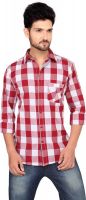 Stoke Men's Checkered Casual Red Shirt