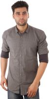 Studio Nexx Men's Printed Casual Grey Shirt