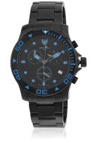 Swiss Eagle Se-9001-44 Black/Black Chronograph Watch