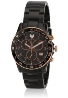 Swiss Eagle Swiss Made Field Se-9025-66 Black/Black Chronograph Watch