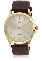 Timex Classics Brown/Golden Analog Watch