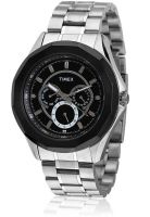 Timex E Class Ti000P60300 Silver/Black Analog Watch