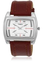 Timex Kw03 Brown/White Analog Watch