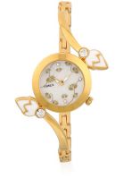 Timex New Women Golden/White Analog Watch