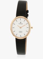 Titan 2517Wl01 Black/White Analog Watch