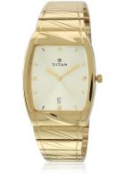 Titan Ne9315Ym02A Gold/Champagne Analog Watch