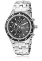 Titan Ne9466Km01J Silver/Black Chronograph Watch