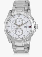 Tommy Hilfiger Th1791098 Silver/White Analog Watch