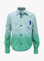 UFO Green Casual Shirt