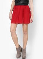 Vero Moda Fuchsia Flared Skirt