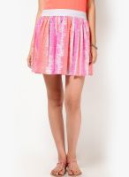Vero Moda Pink Flared Skirt