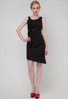 Vero Moda Sleeveless Scoop Neck Black Mini Dress