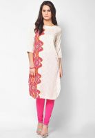 W Maroon Printed Kurtis