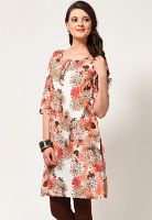 W Pink Printed Kurtis