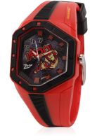 Zoop Iron Man C3036Pp12 Red/Black Analog Watch