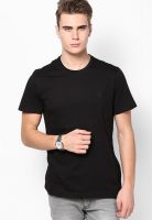 s.Oliver Black Round Neck T-Shirt