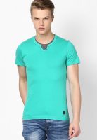 s.Oliver Green Round Neck T-Shirt