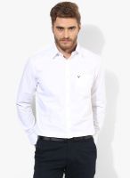 Allen Solly White Slim Fit Casual Shirt