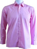 Ardeur Men's Checkered Formal Pink Shirt