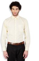 Arihant Men's Solid Formal Beige Shirt