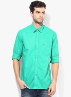 Arrow Sports Green Regular Fit Casual Shirt