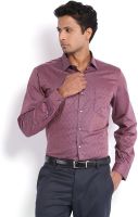 Black Coffee Men's Striped Formal Dark Blue, Orange Shirt