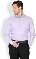 Blackberrys Men's Printed Formal Purple Shirt
