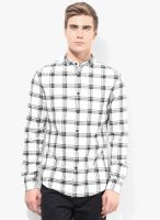 Burton Black Checked Casual Shirt