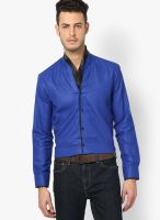 DASTAK Blue Party Wear Shirt