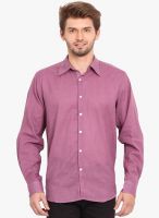 Ekmatra Pink Solid Regular Fit Casual Shirt