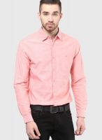 Fame Forever By Lifestyle Orange Slim Fit Casual Shirt