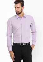Genesis Solid Purple Casual Shirt