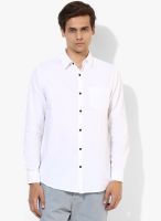 Incult Longline Drop Hem Shirt In White