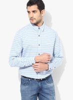 Izod Blue Casual Shirt