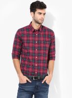 Izod Red Casual Shirt
