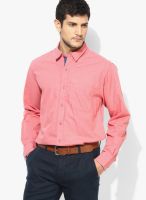 Izod Red Slim Fit Casual Shirt