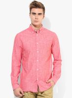 Jack & Jones Red Slim Fit Casual Shirt