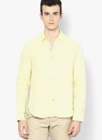 Jack & Jones Yellow Casual Shirt