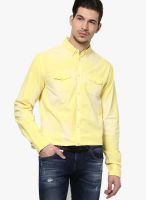 Jack & Jones Yellow Casual Shirt