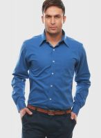 Jogur Blue Regular Fit Casual Shirt