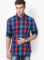 Monteil & Munero Checked Red Casual Shirt