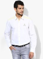 NU ECO White Casual Shirt