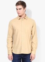 Pepe Jeans Khaki Slim Fit Casual Shirt