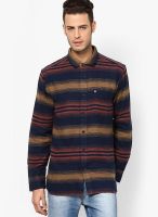 Quiksilver Navy Blue Casual Shirt