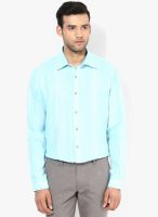 Raymond Light Blue Regular Fit Casual Shirt