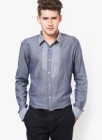See Designs Solid Grey Casual Shirt