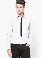 See Designs Solid White Casual Shirt