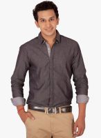 Sera Grey Regular Fit Casual Shirt