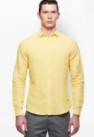 Sisley Yellow Casual Shirt