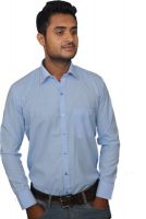 Smoky Men's Solid Formal Light Blue Shirt